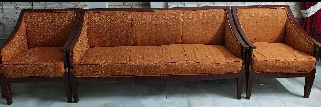 Sheesham wood sofa 0