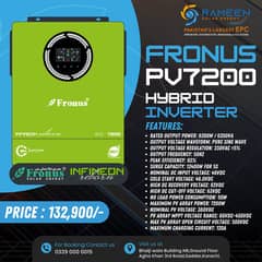 FRONUS PV7200 Hybrid Inverter - Rameen Solar 7 KW inverter Best Price