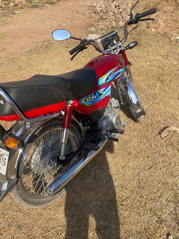 Honda cd 70 2024 islamabad registered 6