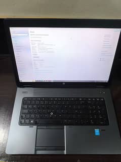 HP Zbook 17 G2 Core i5 4th 8GB RAM 128GB SSD NVMe