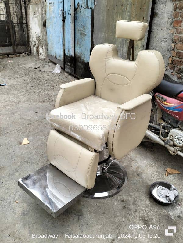 Salon Chair Barber chair Massage bed Manicure pedicure Shampoo unit 6