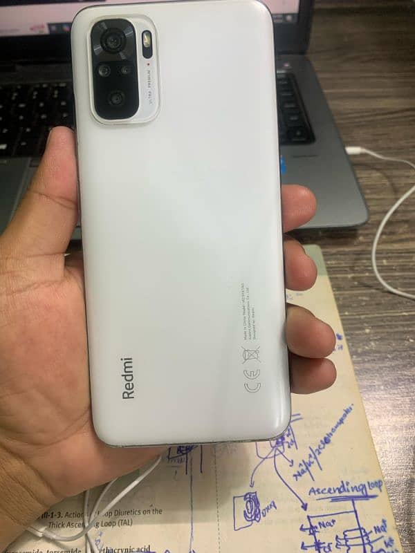 Redmi note 10. whit colour ,4+2gb ram /128 gb storage. 4