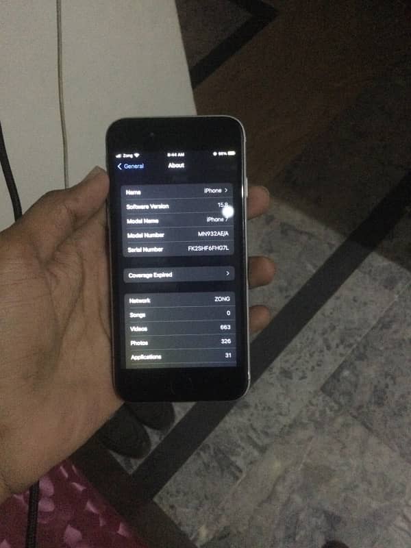 iphone 7 128 gb pta aprove but sim bypass all sim work life time 5