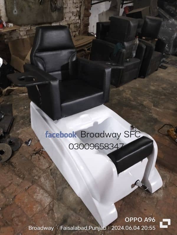 Salon Chair Barber chair Massage bed Manicure pedicure Shampoo unit 16