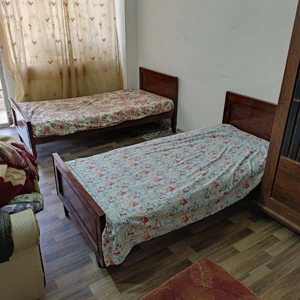 Sheshum pure wooden beds Available. 4