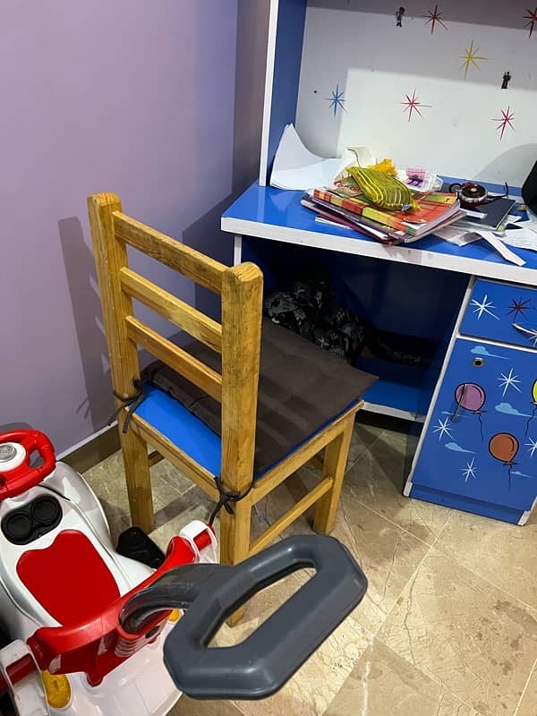 Bunker Bed + Study Table with chair 6