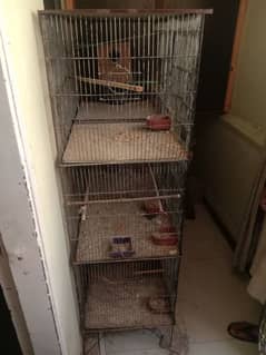 6 Partition Cage In Good Condition