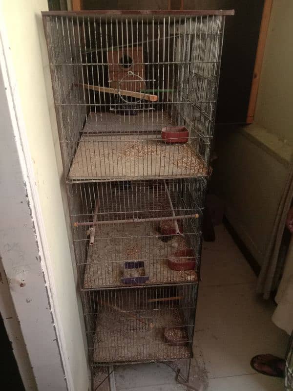 6 Partition Cage In Good Condition 0