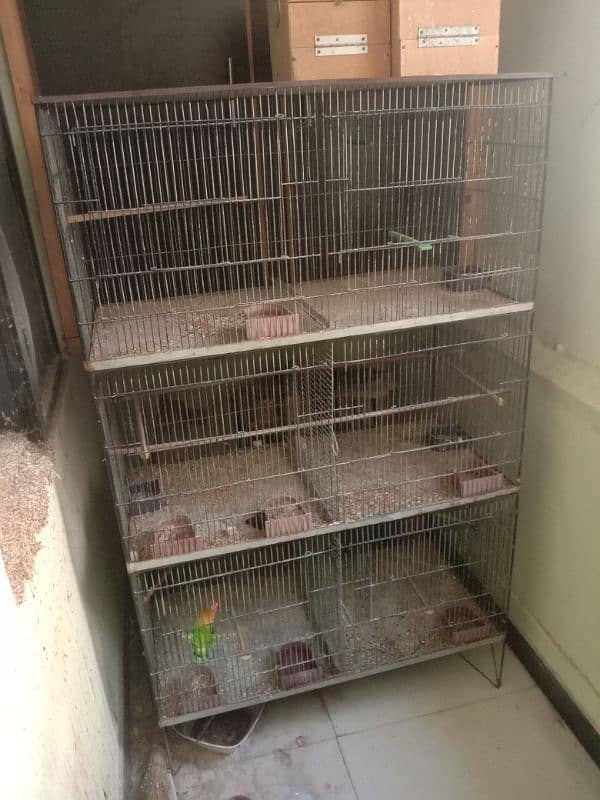 6 Partition Cage In Good Condition 1