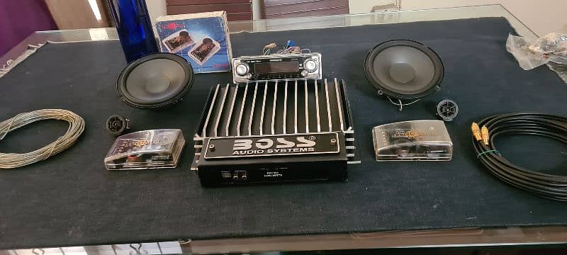 Car audio sound system amp  speakers crossovers and tweeters 0