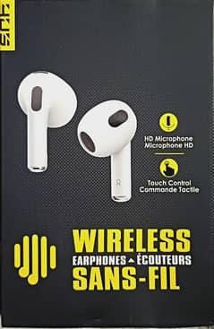 Bluetooth wireless earplugs | white colour