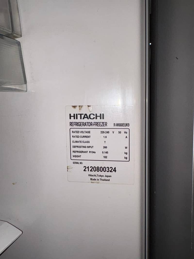 Hitachi French Door Refrigerator R-W660 1