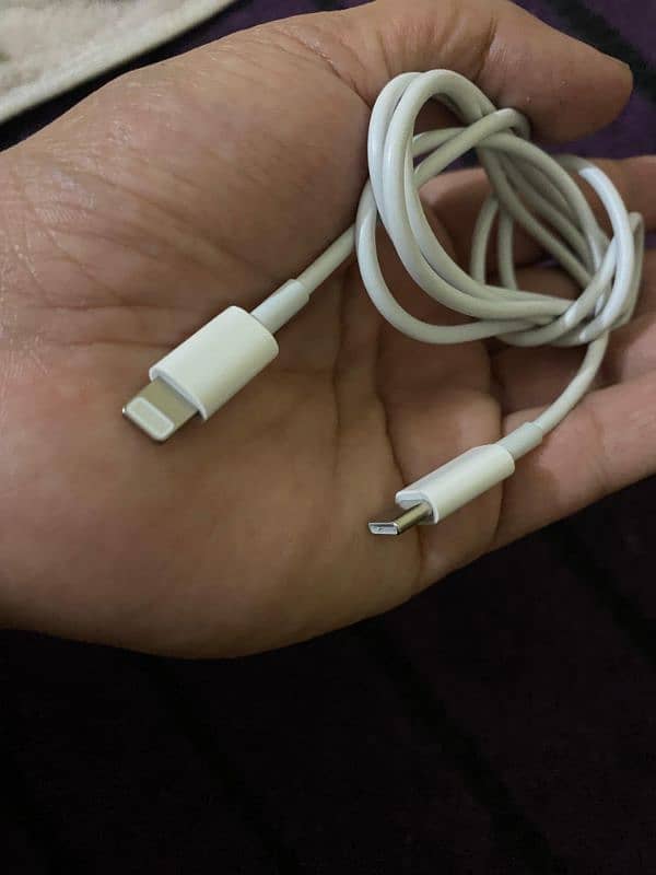 apple original charger of 20 watt with 100 percent original cable 7