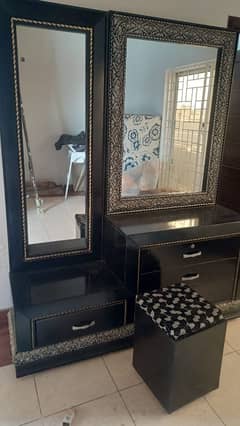 Dressing table - Tall black dressing table - excelente condition