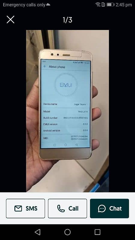 Huawei p10 lite all OK sat h pta poriverd he 4gb 64gb he 03295503579 0 2