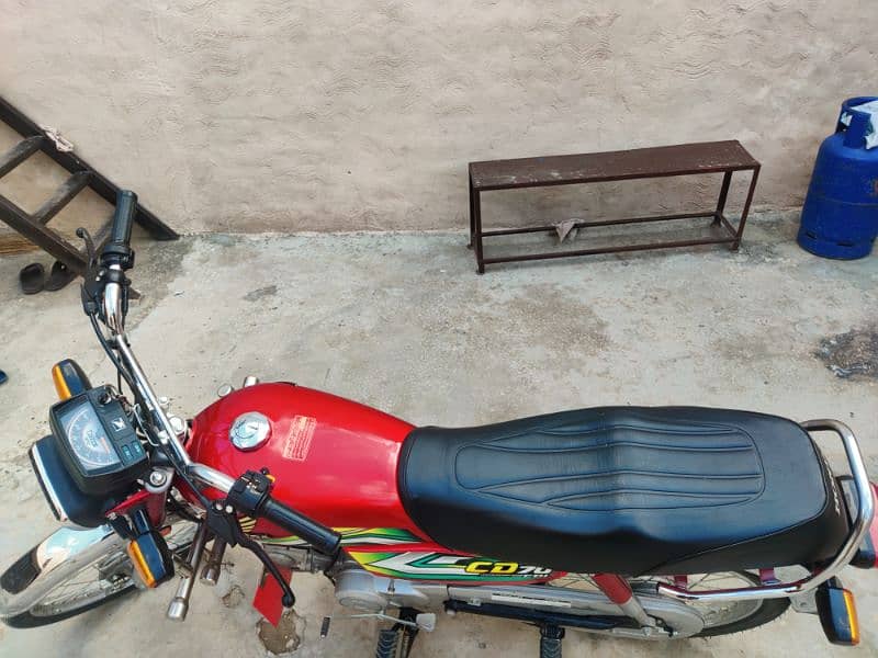 Honda CD 70 - 2023 Model | Almost New | One-Handed Use , Wadi e Soon 2