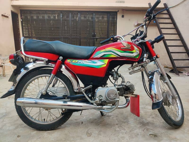 Honda CD 70 - 2023 Model | Almost New | One-Handed Use , Wadi e Soon 4