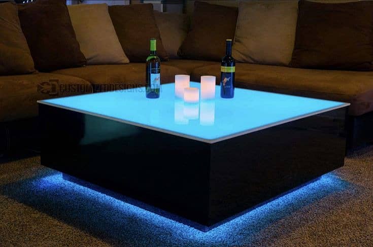 center table| Unique Design table | center table with led light |table 5