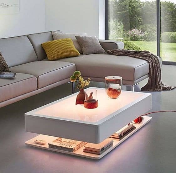 center table| Unique Design table | center table with led light |table 8