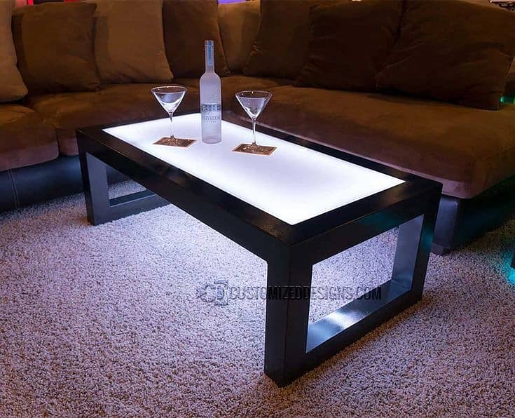 center table| Unique Design table | center table with led light |table 15