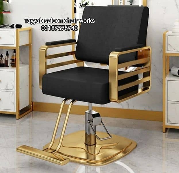 Parlour Chair/Saloon Chair/Hair Wash Unit/Pedicure/Facial Bed/Salon 3