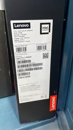 Lenovo Legion 7 (16IRX9H)  Core i9 14th Gen (32Gb/1Tb) RTX 4090 Win