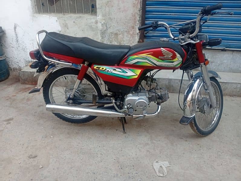 HONDA CD 70 totally genuine urgently sale 3