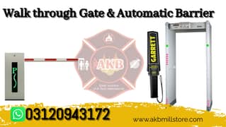 Metal detector ,Walk trough Gate ,Automatic barrier ,barrier matel