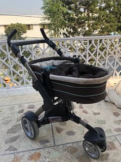 Baby stroller with extra seat