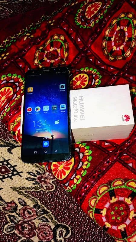 Huawei mate 10 lite blue colour condition 10/9% 4