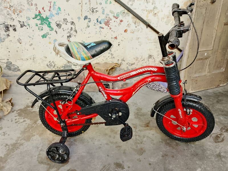 Kids Cycle Good Condition Red Colour 0