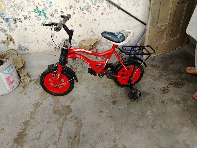 Kids Cycle Good Condition Red Colour 2