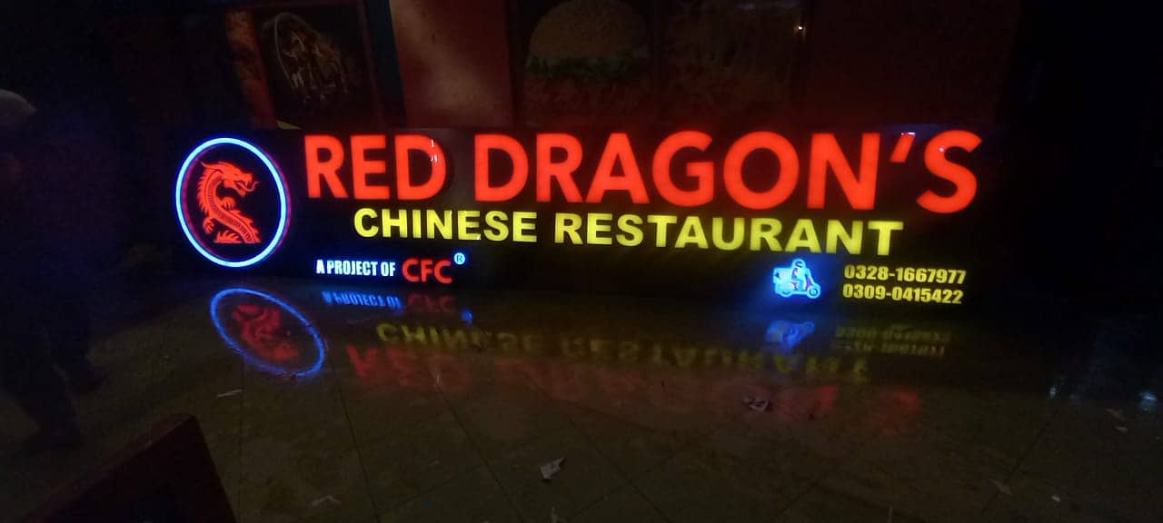 LED Sign Board Design, Acrylic LED Sign Boards Design, Flex Priniting 2