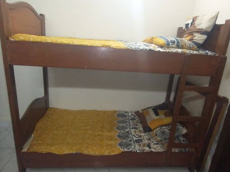 Wooden double bed (bunker ) 2