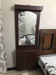 DRESSING TABLE, Mirror with Shelves