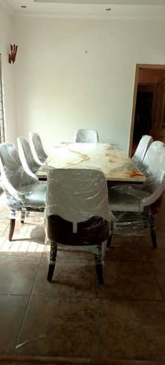 Dining Table with 8 Chairs