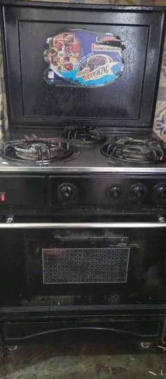 double cooking range with oven