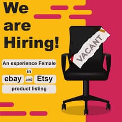 FEMALE REQUIRE FOR ETSY AND EBAY PRODUCT LISTING