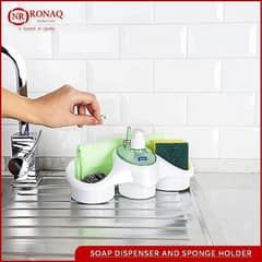 Soap Dispenser and Sponge Holder