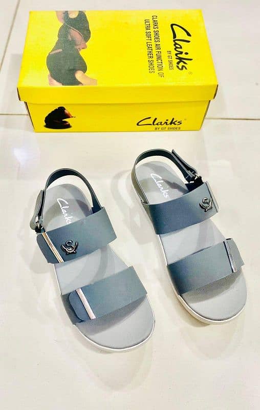 Men's Casual Lightweight Grey Rexine Sandals | perfect for every 1