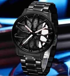 Rotating Wheel Watch – Stylish & Unique Timepiece Car Sport Rim