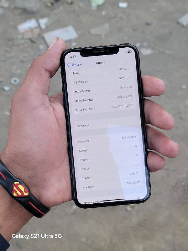 iPhone X 256GB APROVEd 3