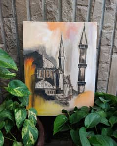 Turkish Blue Mosque canvas painting