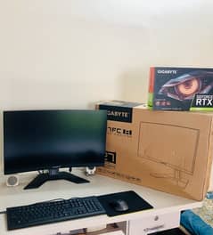 gaming PC i7 10th gen 165Hz Gigabyte Curved RTX