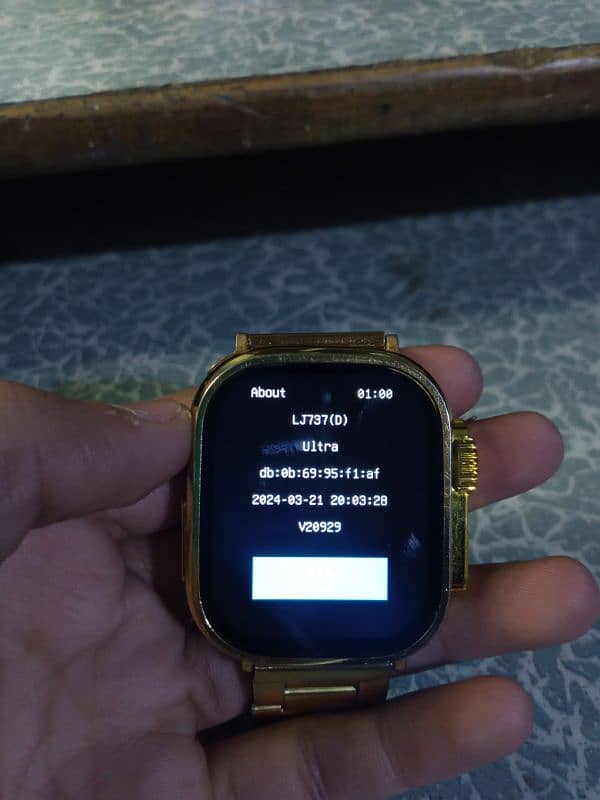 g9 Ultra watch golden edition 6