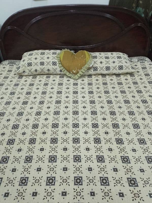 Double sized Bed with Side tables- Very good condition 2