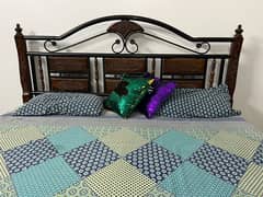 Iron Rod and wood bed