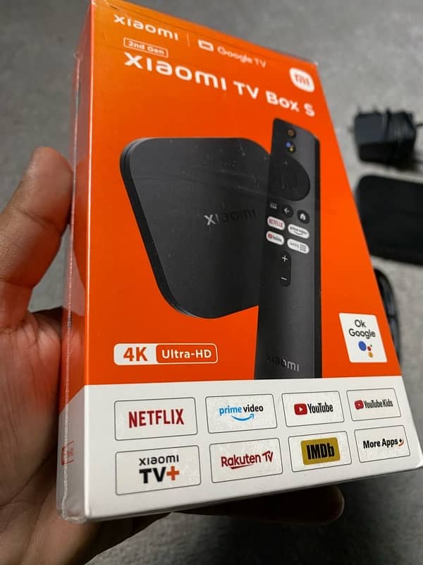 Mi xiaomi TV Box S | 4k Ultra HD | 2nd Gen | Ok Google 3