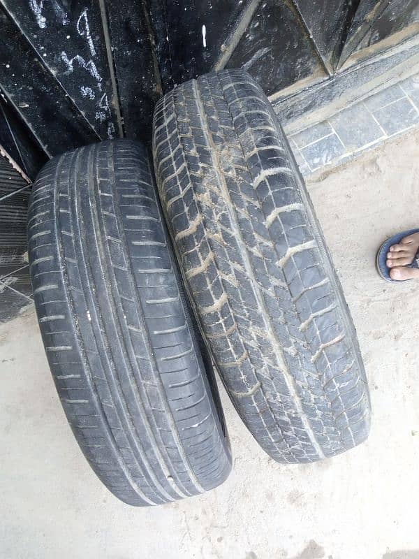 2 CULTUS TYRE NORMAL USE FOR SPARE URGENT SELL 0