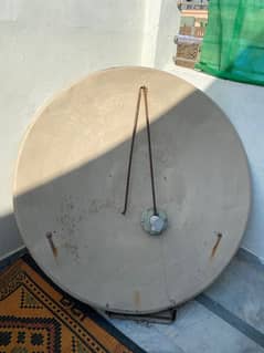 Dish Antenna with receiver, LNB & remote for sale